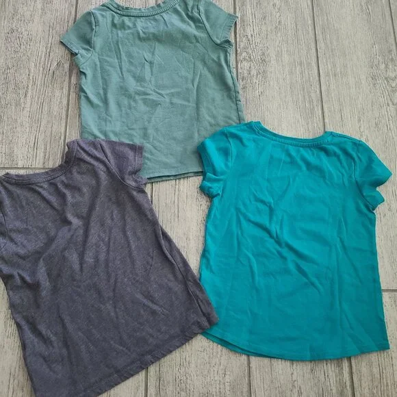 Girls 3T Graphic Tee Bundle Cat & Jack + Disney Jumping Beans (Set of 3) - Picture 6 of 7